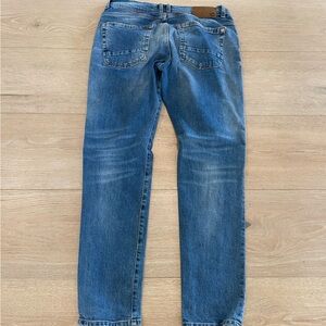 Zara Blue Straight Jeans Classic Denim